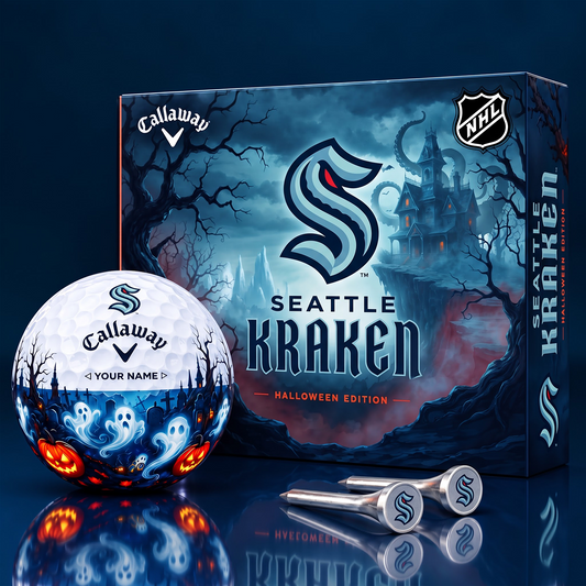SIGNATURE NHL X SS DELUXE PERSONALIZED HALLOWEEN HORROR FAIRWAY V6 GOLF BALL COLLECTION