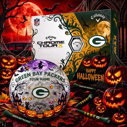 SIGNATURE NFL X GB PERSONALIZED HALLOWEEN HAUNTED GOLF BALL – LIMITED EDITION
