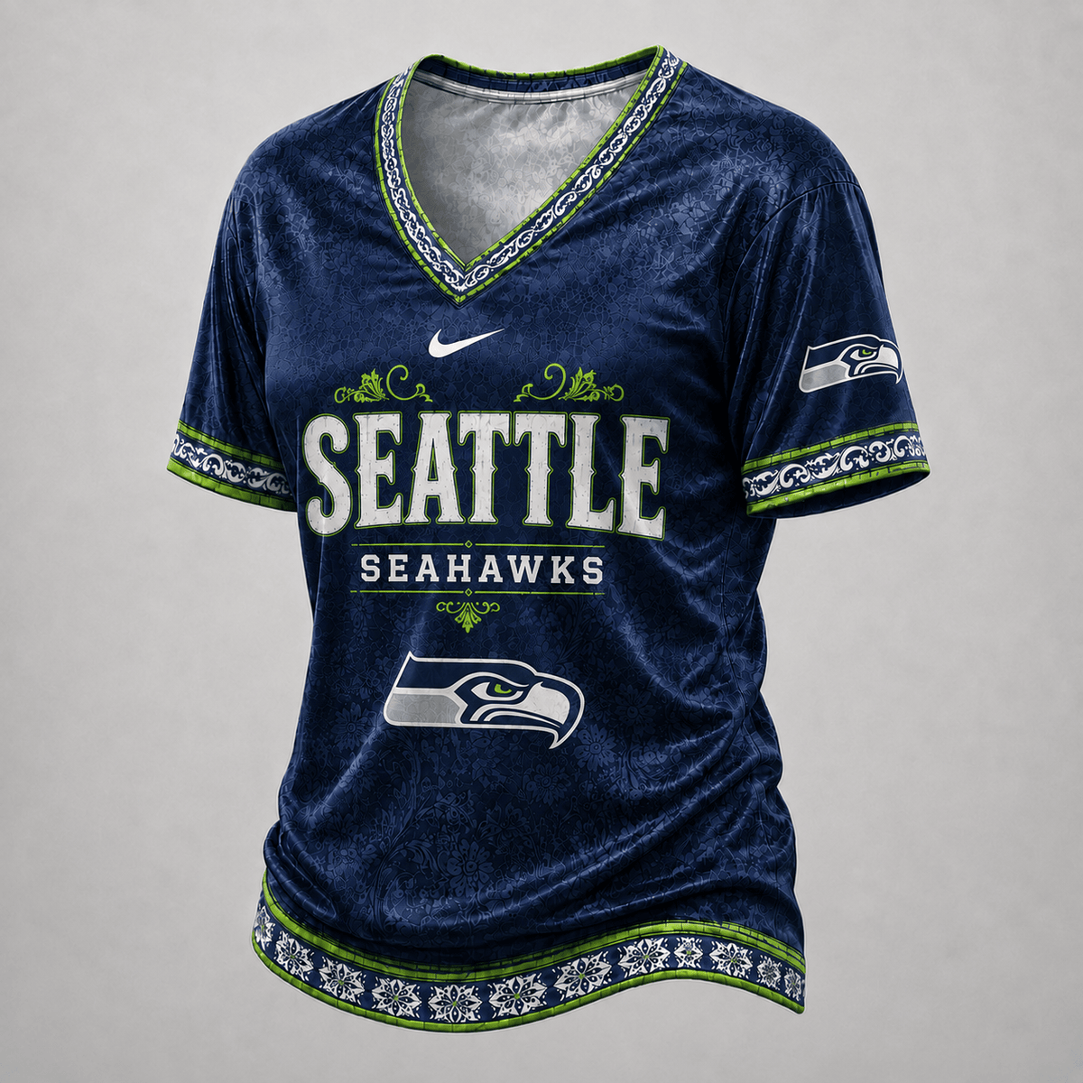 SS Premium NFL Classic Floral Satin Shirt