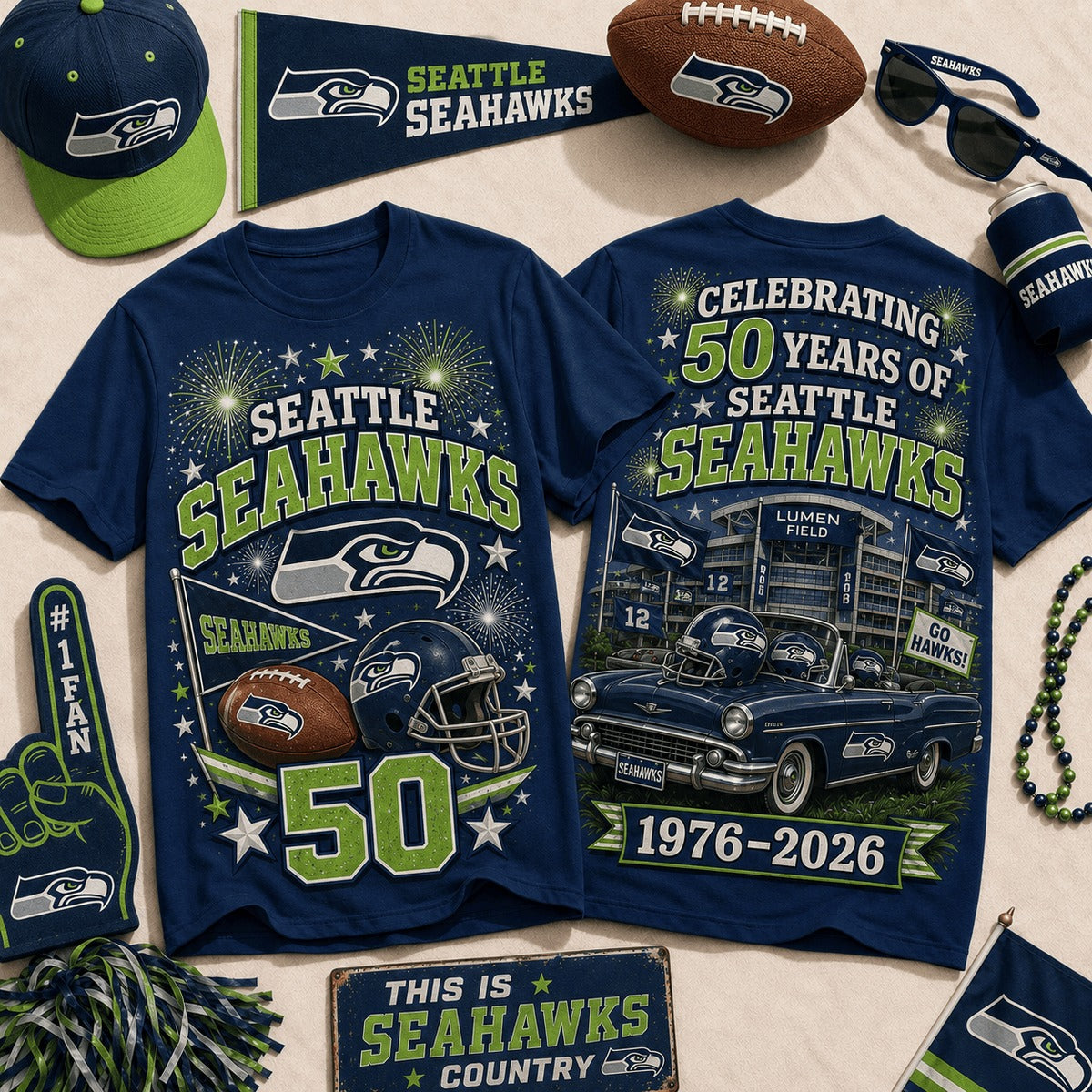 SS Premium NFL Legacy Celebration 3D Shirt