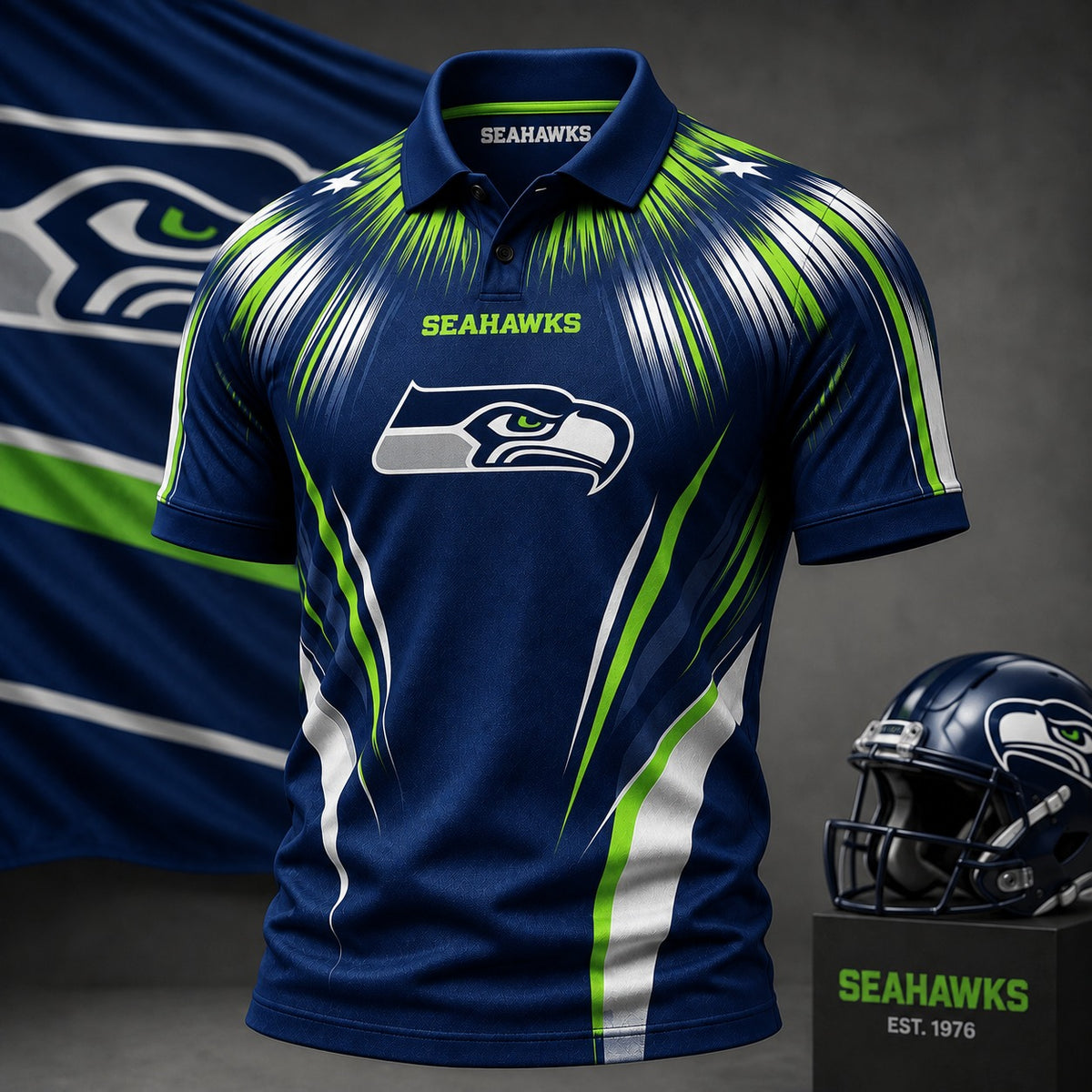 SS Premium NFL Victory Rush Polo Shirt