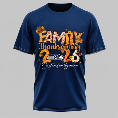 SS x NFL Thanksgiving 3D Shirt