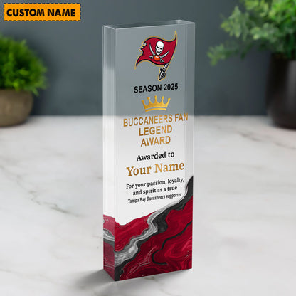 TBB NFL Personalized Acrylic Award Plaque Funny Christmas Gift For Family