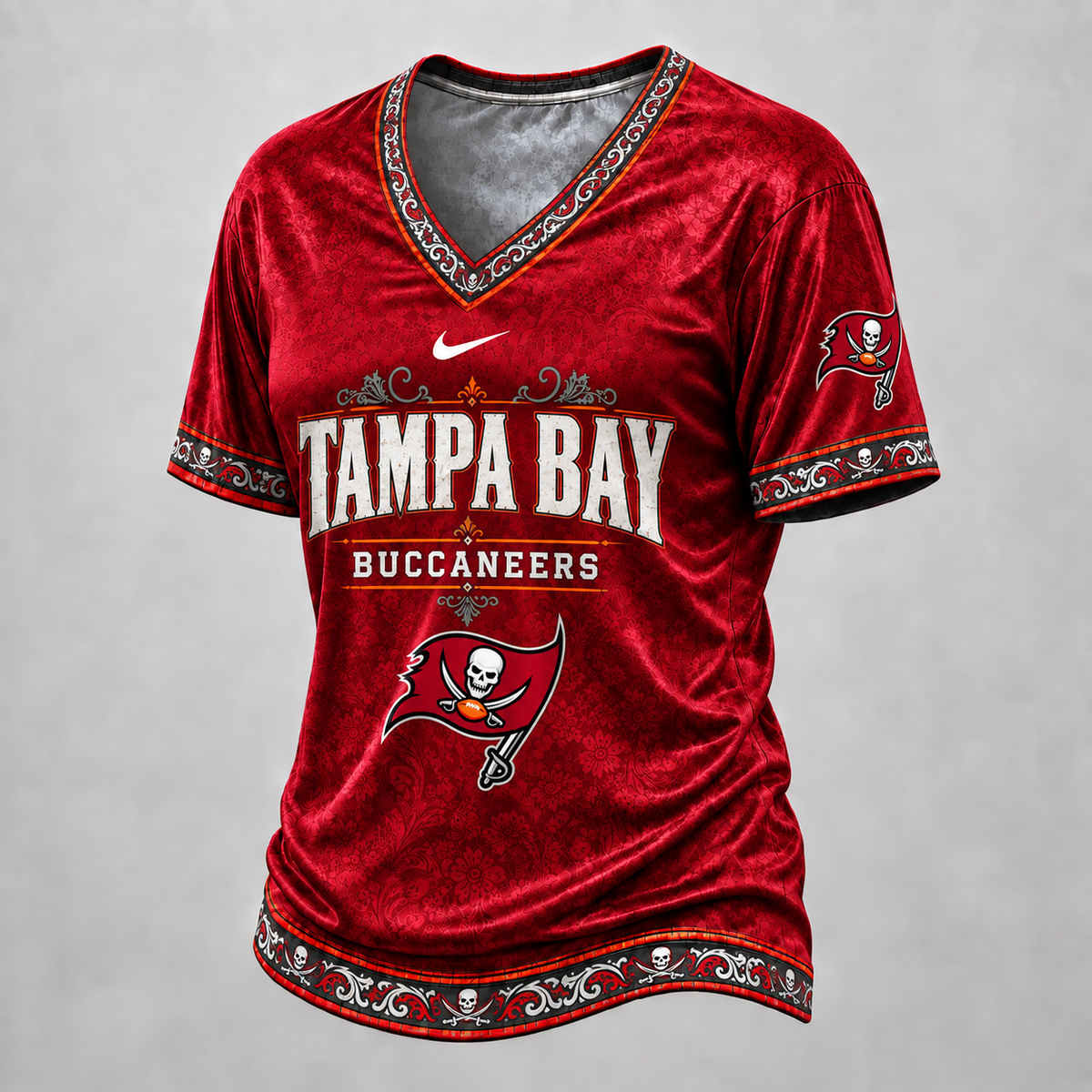 TBB Premium NFL Classic Floral Satin Shirt