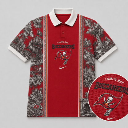 TBB Premium NFL Heritage Cityscape Polo Shirt for Loyal Fans