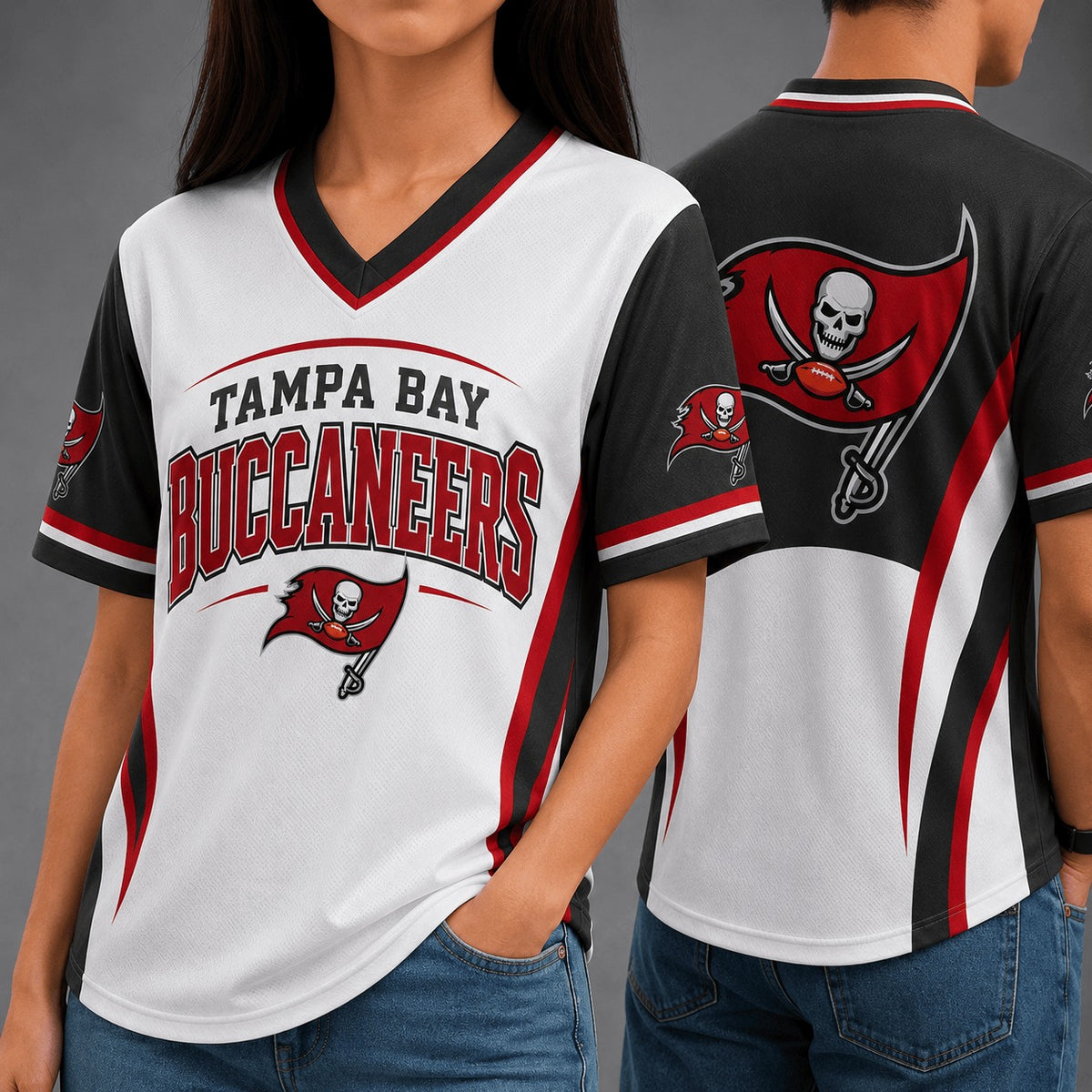 TBB Premium NFL Team Spirit V-Neck Jersey