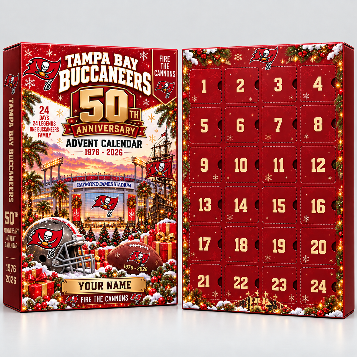 TBB x NFL 50th Anniversary 2026 Advent Calendar