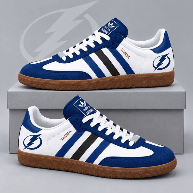 TBL x NHL Retro Samba Low Top Sneakers Classic Three Stripe Hockey Fan Casual Shoes