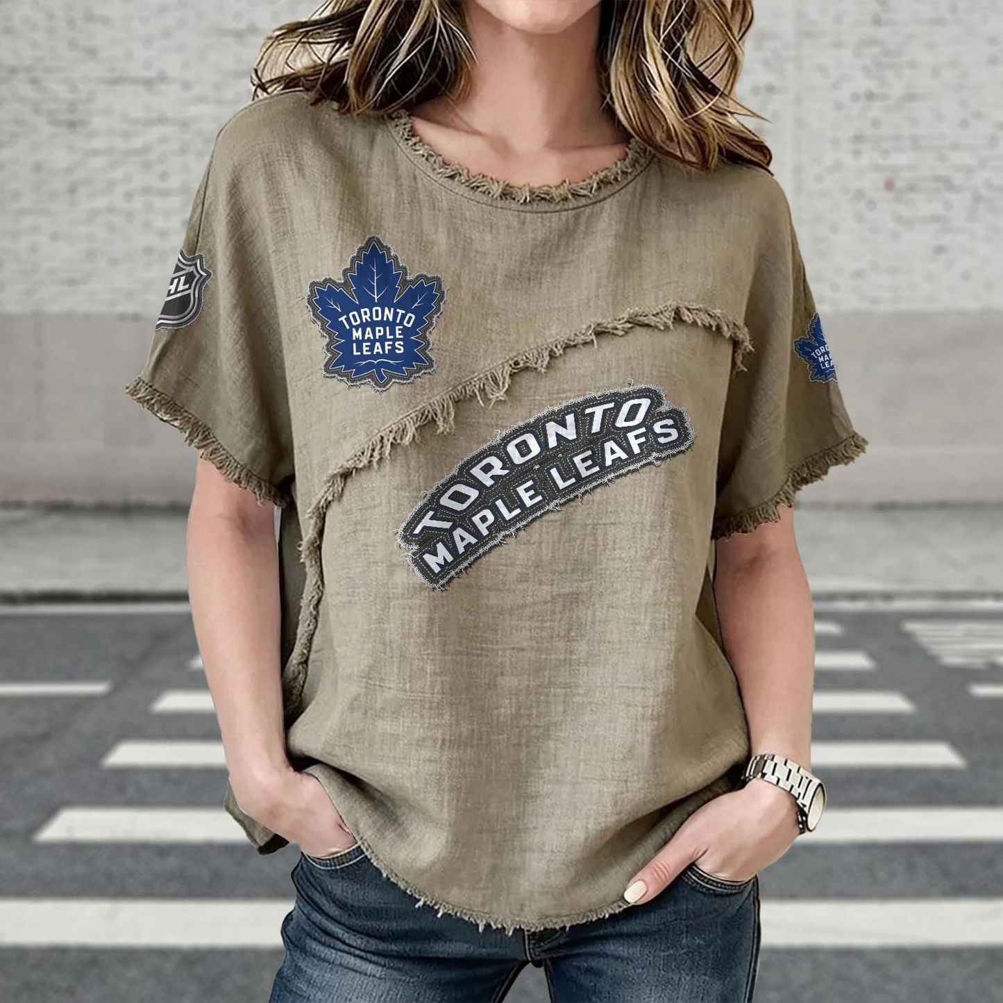 TOR x NHL Women’???s Vintage O-Neck 2905 DatND DVT