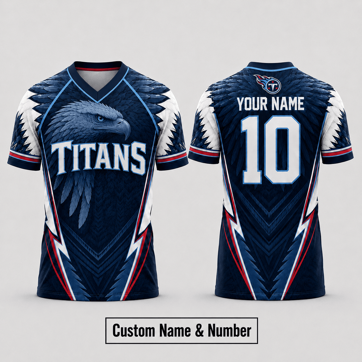 TT Premium NFL Custom Name And Number Jersey For Fierce Football Fans