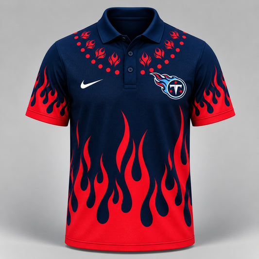 TT Premium NFL Flame Performance Polo Shirt