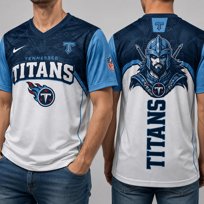 TT Premium NFL Power Graphic 3D V-neck Shirt