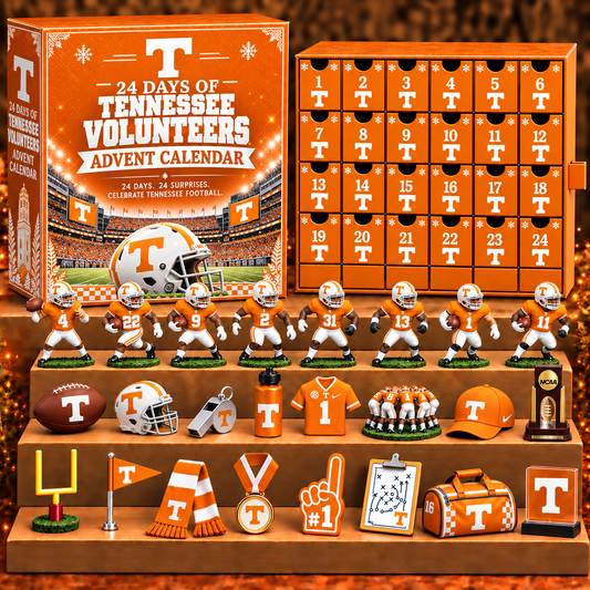 TV x NCAA Personalized 24 Days Of American Football Advent Calendar Blink Box