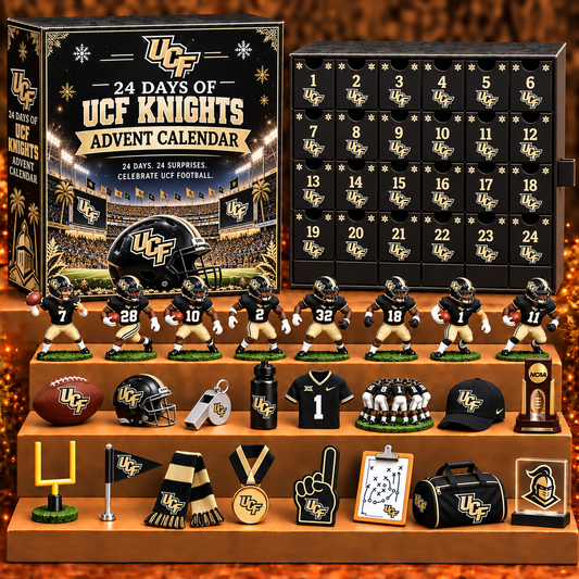 UCFK x NCAA Personalized 24 Days Of American Football Advent Calendar Blink Box