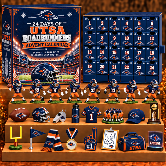 UTSAR x NCAA Personalized 24 Days Of American Football Advent Calendar Blink Box
