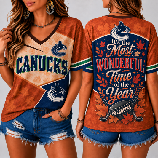VC Premium NHL Fall Game Day V-Neck Shirt