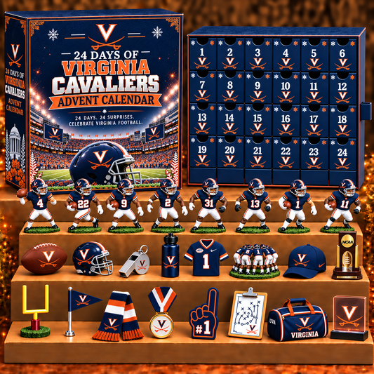 VC x NCAA Personalized 24 Days Of American Football Advent Calendar Blink Box