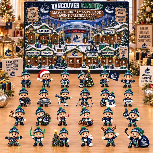 VC x NHL Mascot Christmas Village Advent Calendar Blink Box