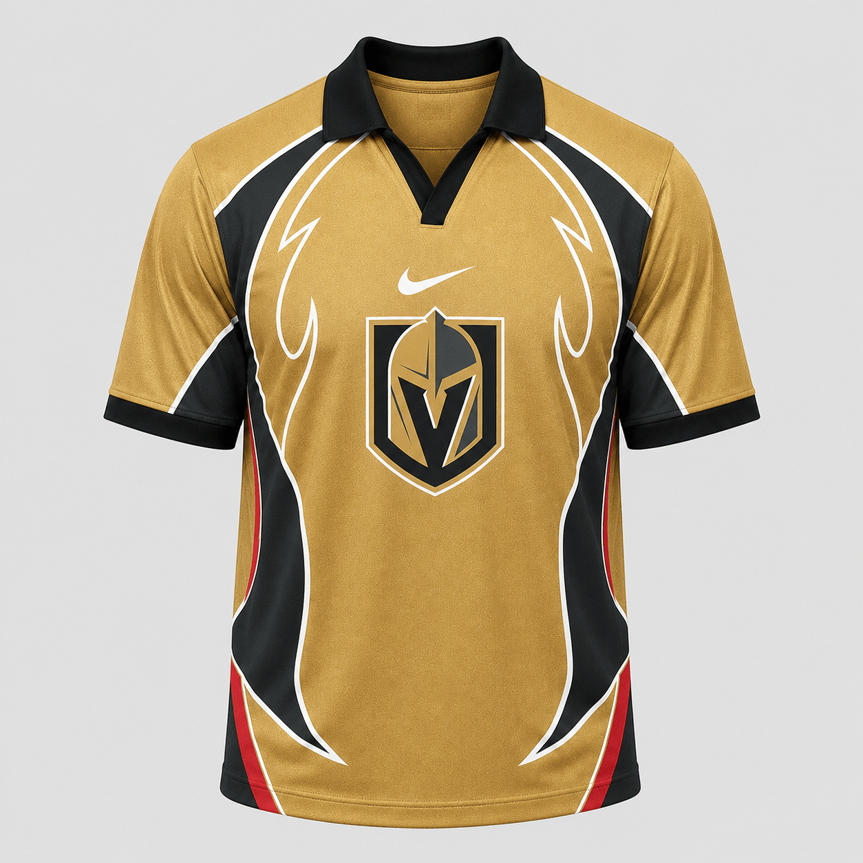 VGK Premium NHL Dynamic Curve Performance Polo Shirt