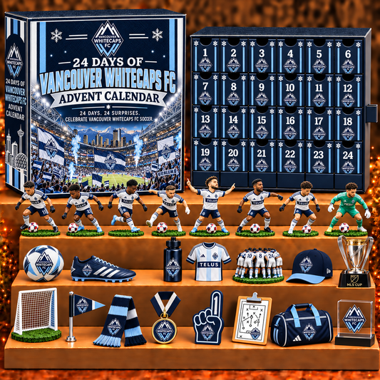 VWFC x MLS Personalized 24 Days Of Soccer Calendar Blink Box