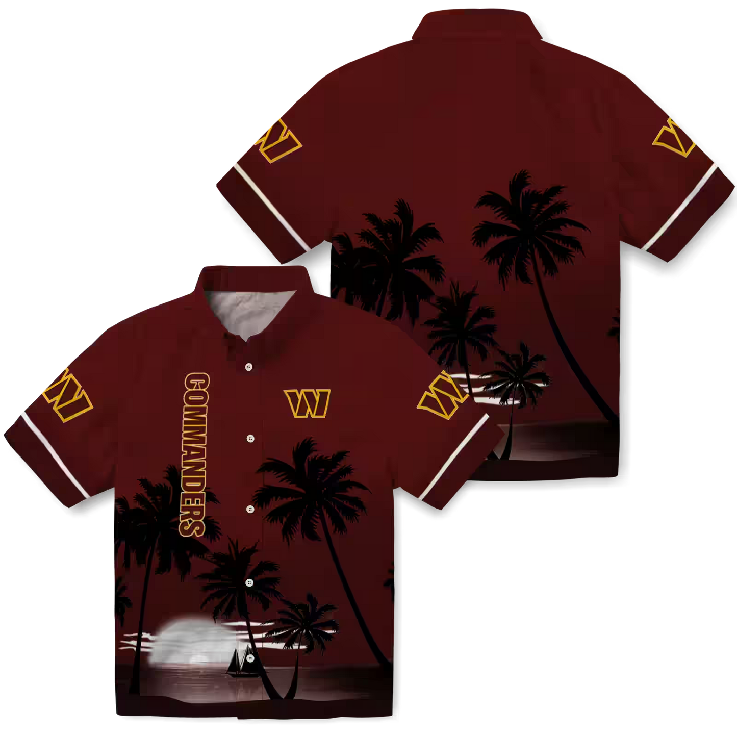 WAS x NFL Hawaiian Shirt ’??? Beach Sunset DATND TANTD 270526