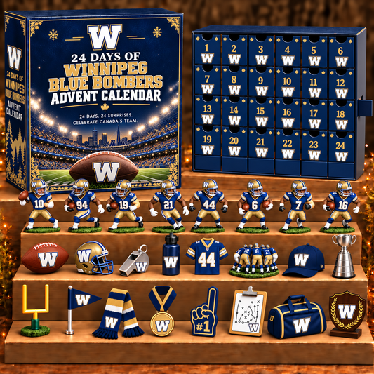 WBB x CFL Personalized 24 Days Of Canadian Football Advent Calendar Blink Box