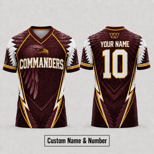 WC Premium NFL Custom Name And Number Jersey For Fierce Football Fans