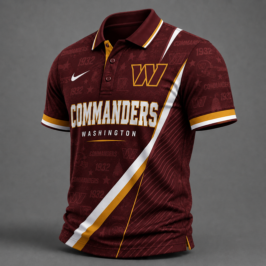 WC Premium NFL Diagonal Stripe Polo Shirt