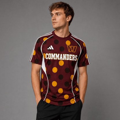 WC Premium NFL Game Day Polka Dot Sports Jersey Shirt