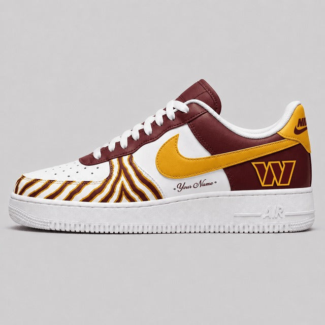 WC Premium NFL Personalized Low Top AF1 Shoes