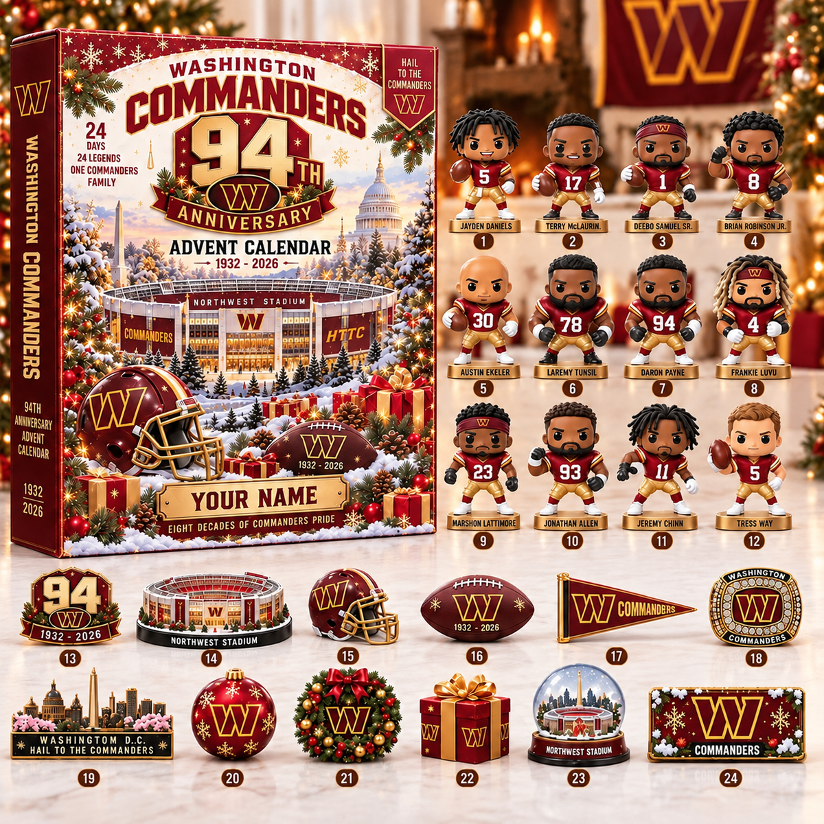 WC x NFL 94th Anniversary 2026 Advent Calendar