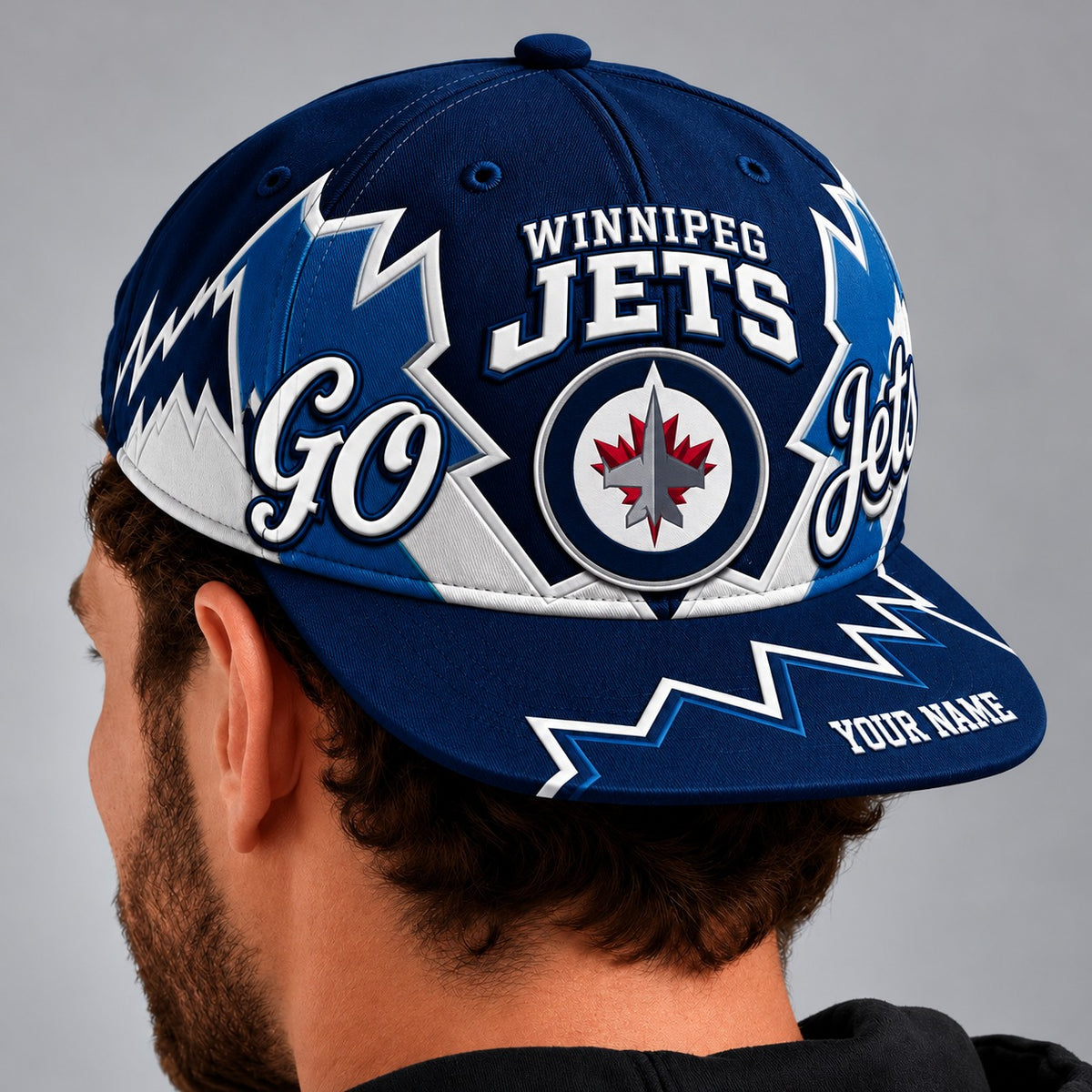 WJ x NHL Premium Snapback Hat Personalized Gift For Fan Hockey Men Women