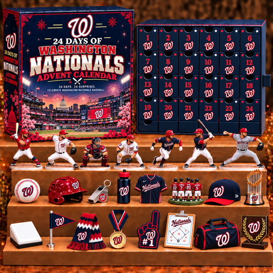 WN x MLB Personalized 24 Days Of Baseball Advent Calendar Blink Box