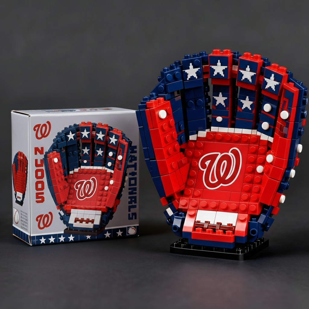 WN x MLB Teams Premium Baseball Glove Building Block Set