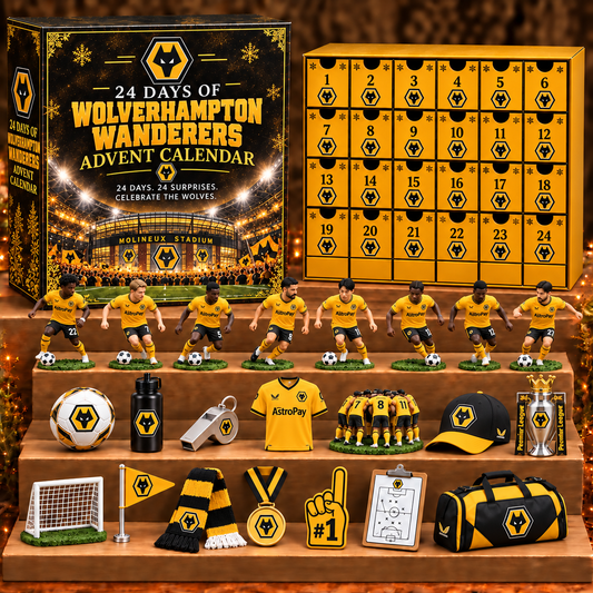WOL x EPL Personalized 24 Days Of American Football Advent Calendar Blink Box