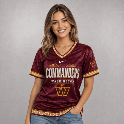 WS Premium NFL Classic Floral Satin Shirt