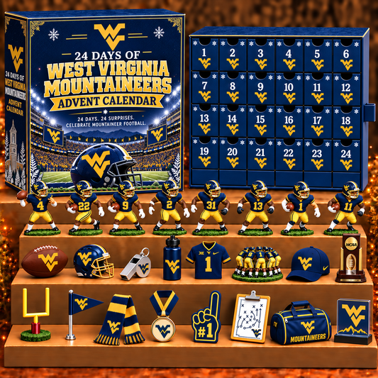 WVM x NCAA Personalized 24 Days Of American Football Advent Calendar Blink Box